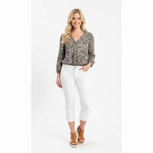 Womens multi-colored long sleeved Anthropologie top by Sanctuary Size Small